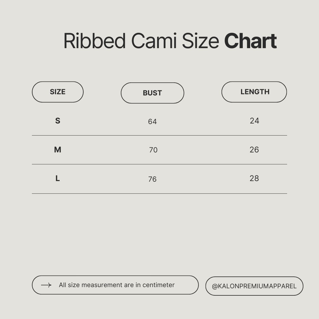 Ribbed Cami