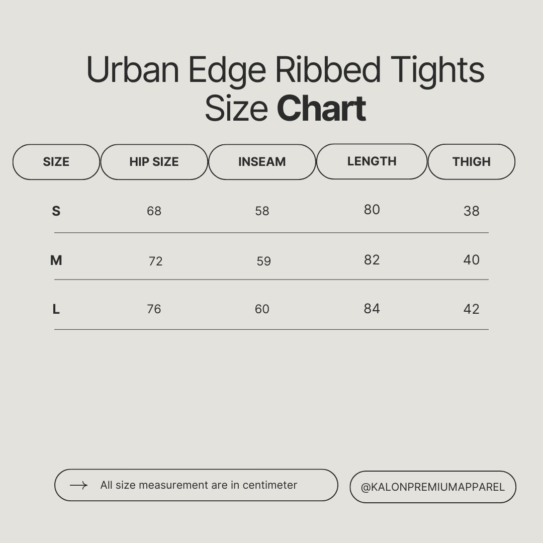 UrbanEdge Ribbed Tights
