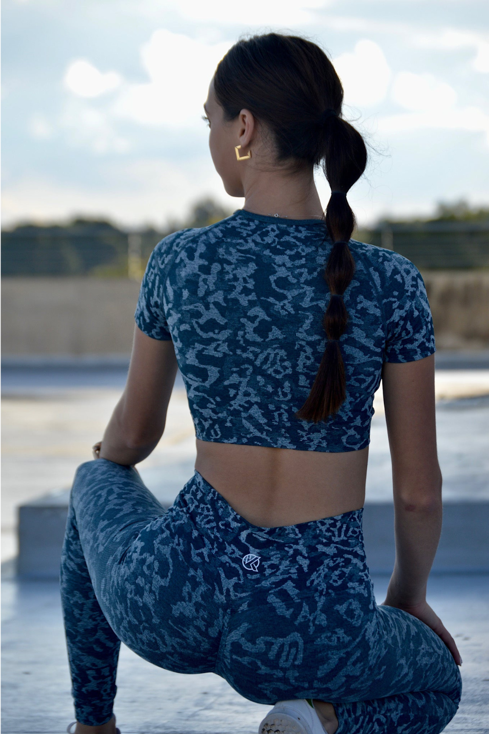 Blue Pulse Leggings