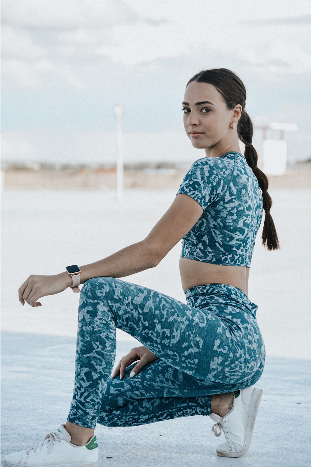 Blue Pulse Leggings