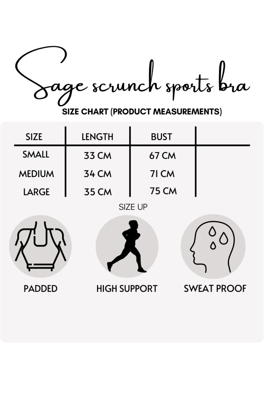 Sage Scrunch Sports Bra